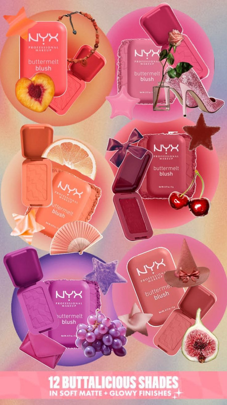 رژگونه پودری برند NYX